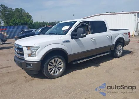 2015 Ford F-150 Lariat z USA, uszkodzony, nr VIN 1FTEW1EFXFKF12739